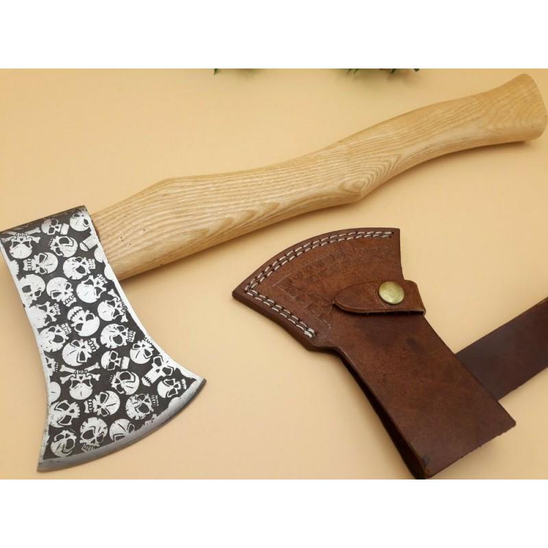 Camping steel viking hatchet out door combat wood (1 of 4)