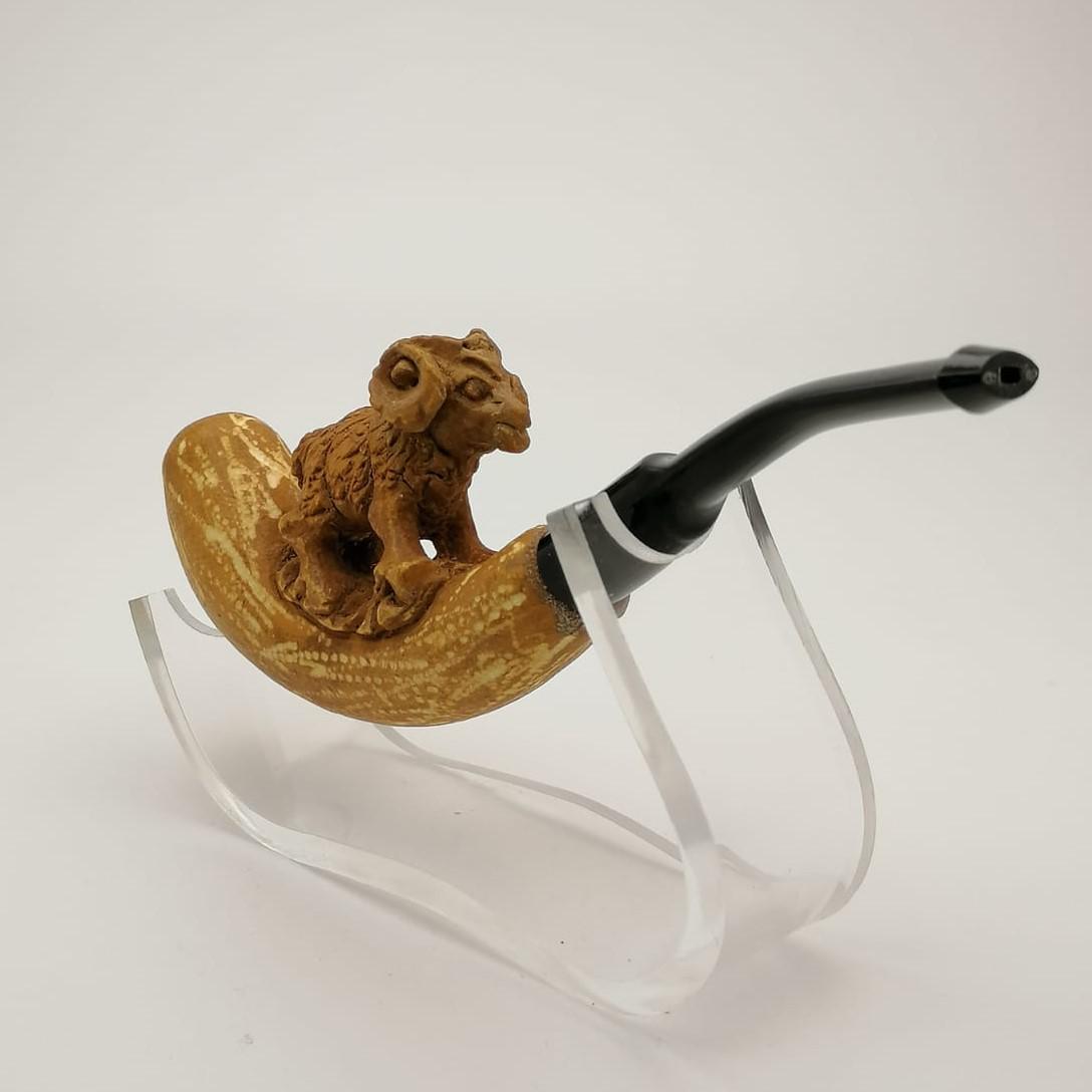 Ram,Aries,Hand carved Meerschaum Cigarette Holder. (1 of 8)