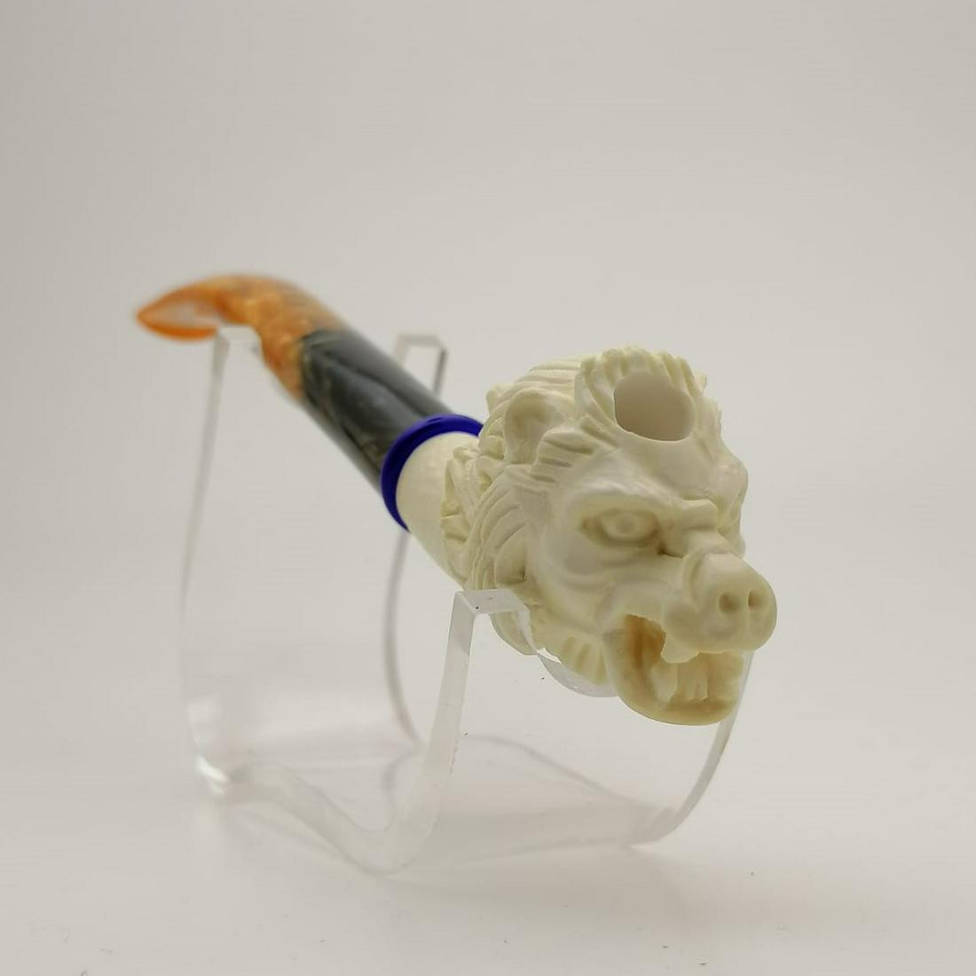 Monster,Hand carved Meerschaum Cigarette Holder. (1 of 7)
