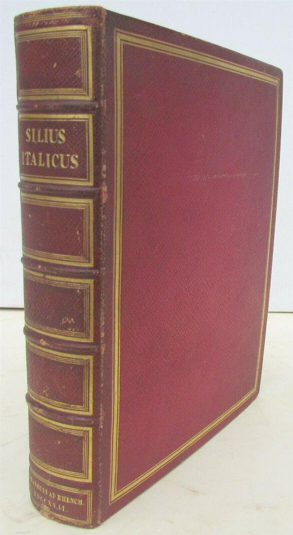 1717 SILIUS ITALICUS PUNICORUM illustrated CLASSICS (1 of 12)