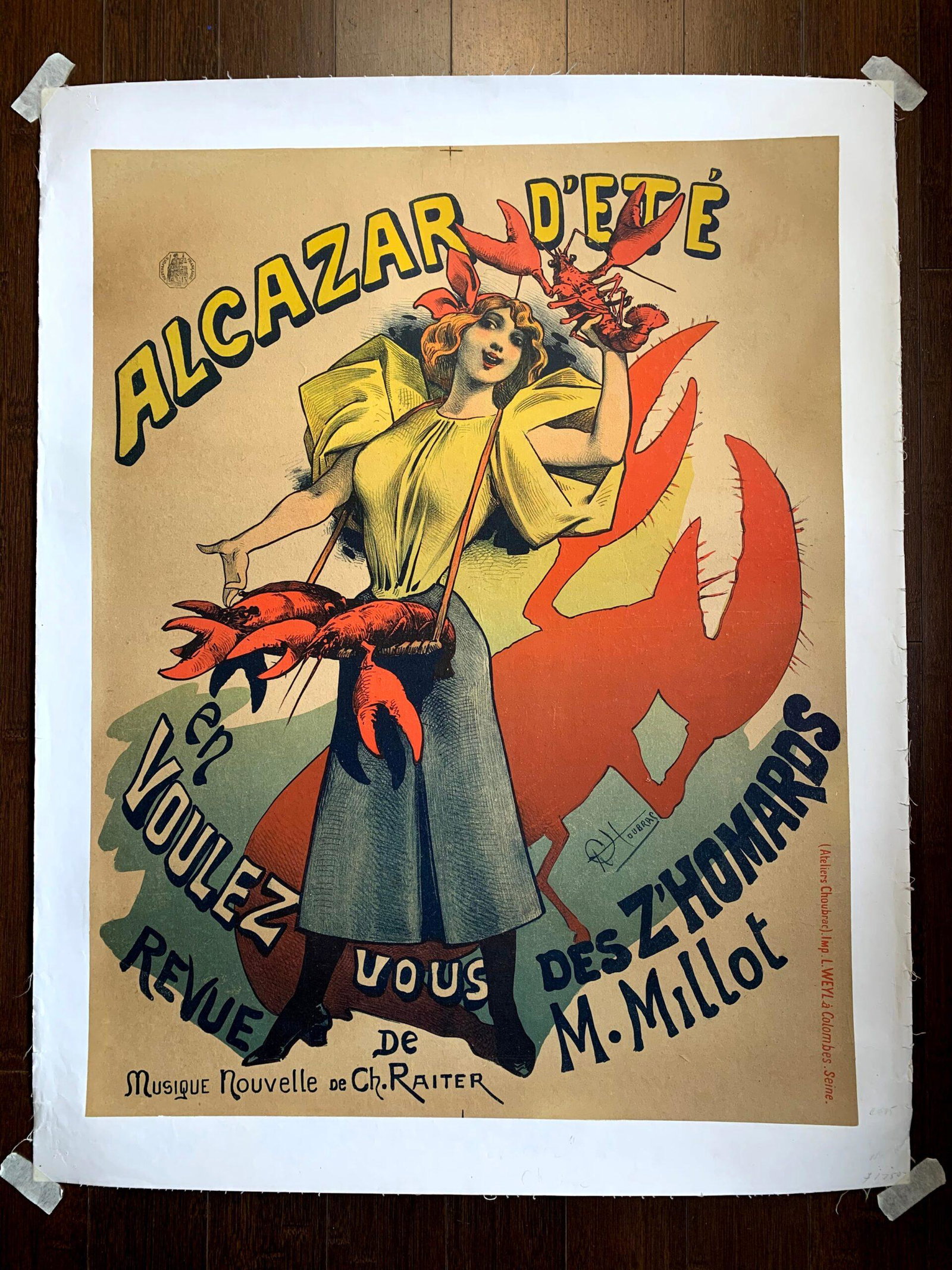 Alcazar D'Ete - Art by The Famous Alfred Choubrac (1 of 5)