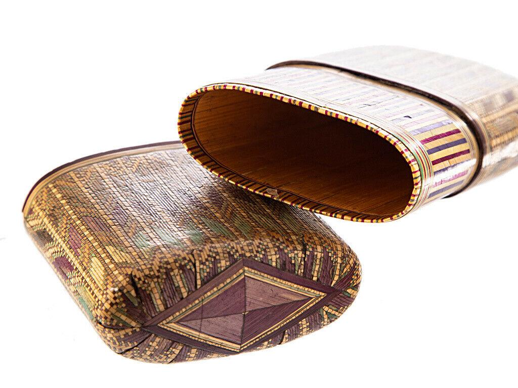 Napoleonic Prisoner of War Straw Work Cigar Holder