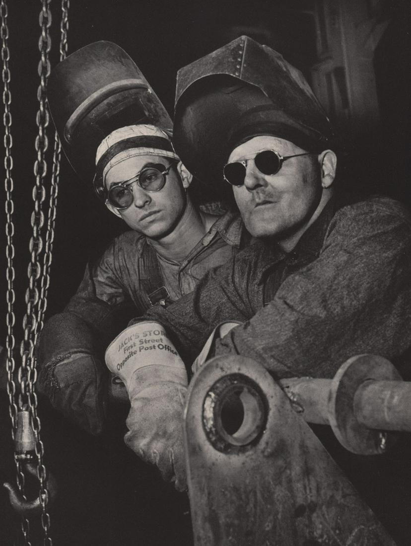 MARGARET BOURKE WHITE - Welders, Cedar Rapids Iowa, (1 of 1)