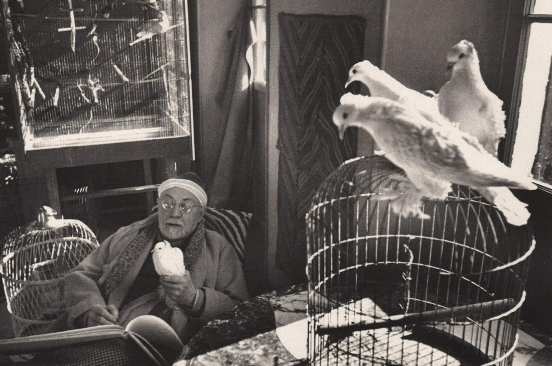 HENRI CARTIER-BRESSON - Henri Matisse, 1944: Artist: HENRI CARTIER-BRESSON Print Title: Henri Matisse, 1944 Printing Date: 1980’s Medium: PhotoLitho Printed in: Spain Image Size: approx. 5 x 7” Henri Cartier-Bresson (August 22, 1908 – Aug