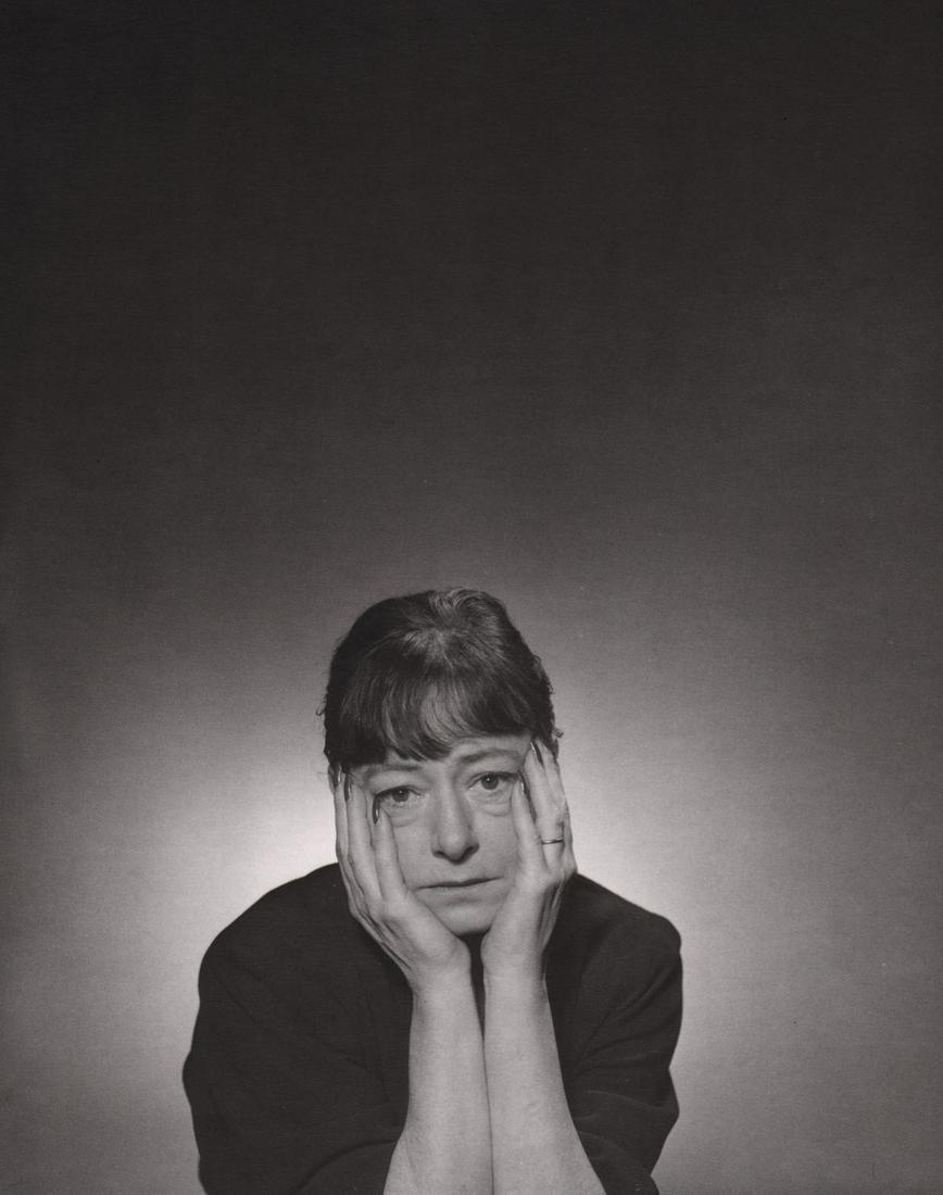 GEORGE PLATT LYNES - Dorothy Parker, 1943: Artist: GEORGE PLATT LYNES Print Title: Dorothy Parker, 1943 Medium: Duotone Photoengraving Printing Date: 1990’s Printed in USA Image Size: 8.5 X 7” George Platt Lynes (1907-1955).was an American