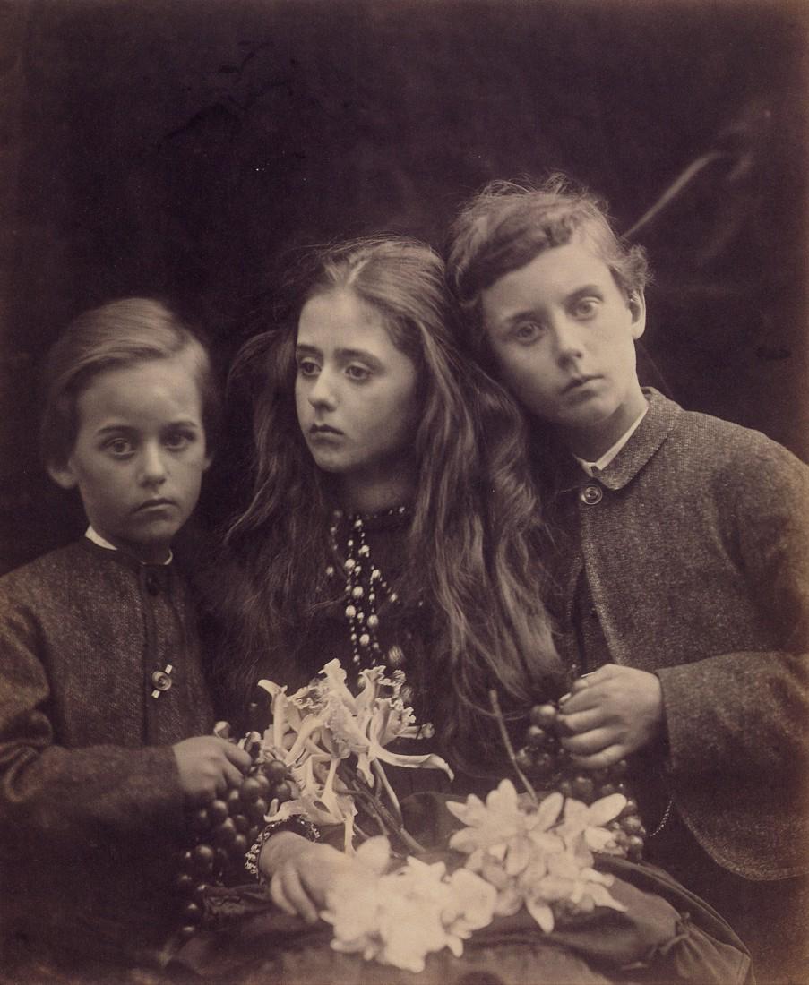 JULIA MARGARET CAMERON - Days at Freshwater, 1870: Artist: Julia Margaret Cameron Title: Days at Freshwater, 1870 Medium: Photo Litho, 1999, USA Dimensions: 6.65x8.1" Description: Heat Wax Mounted on 8.5x11" Conservation Board Artist Bio: Julia Margar