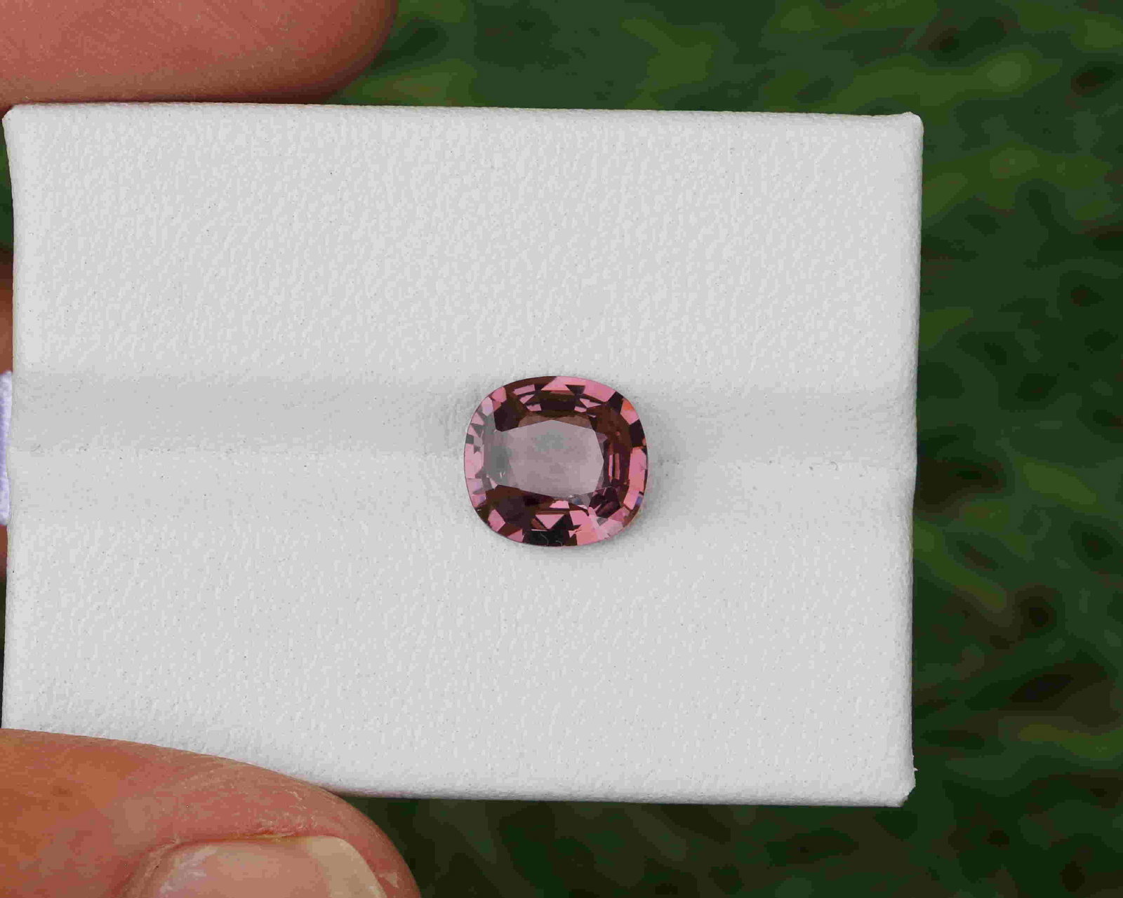 Natural IGI certified Pink Spinel Gemstone: Title: Natural IGI certified Pink Spinel Gemstone Color: Pink Type: Gemstone Carat Weights: 2.21 Cts Size/Dimensions: 8.73x8.14x4.15 mm Reserve: $120.00 Shipping: Domestic: Flat-rate of $30.00 to