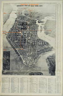 1933 Freedman Supervue Map of New York City -- Supervue: Title: 1933 Freedman Supervue Map of New York City -- Supervue Map of New York CityCartographer: S FreedmanYear / Place: 1933 (copyright 1932), New York CityMap Dimension (in.): 21.5 X 15.5 in. This
