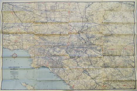 1945 Auto Club Map of Los Angeles -- Los Angeles and: Title: 1945 Auto Club Map of Los Angeles -- Los Angeles and VicinityCartographer: Automobile Club of Southern CaliforniaYear / Place: 1945, Los AngelesMap Dimension (in.): 27.5 X 41 in. This is an