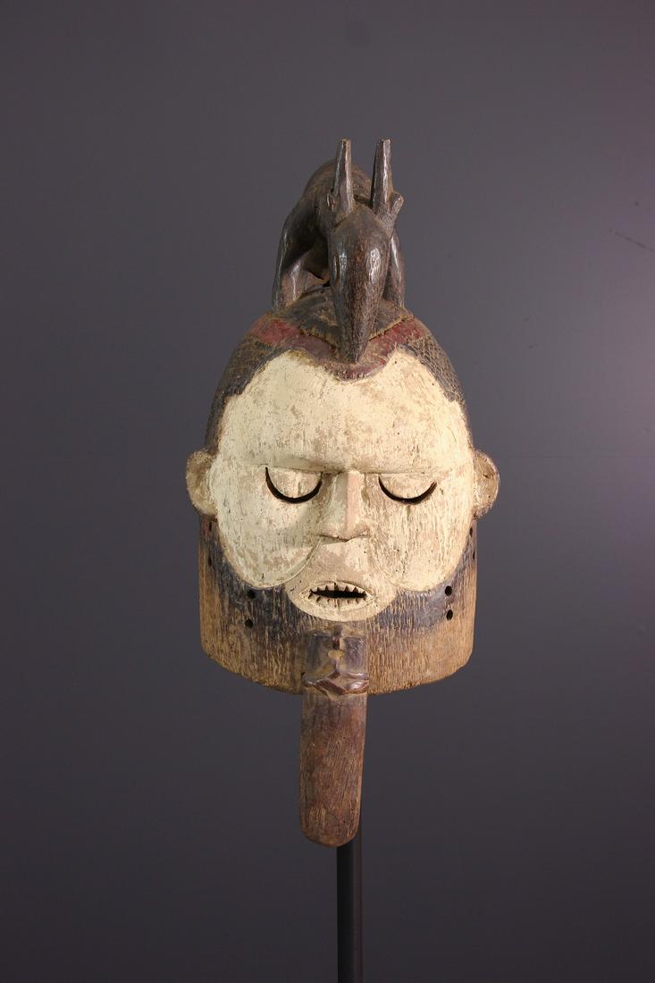 Fang Ngontang wood mask - Gabon - African Art Tribal (1 of 11)