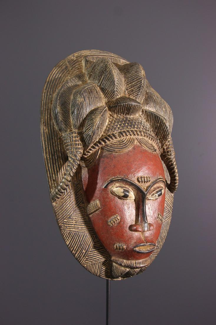 Baule Ndoma mask - Ivory Coast - African Art Tribal Art (1 of 9)