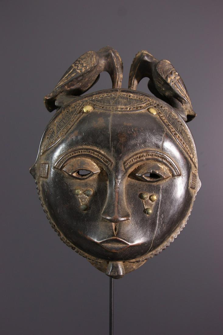 Baoulé/Yohouré Moon Mask - Ivory Coast - African Art (1 of 11)