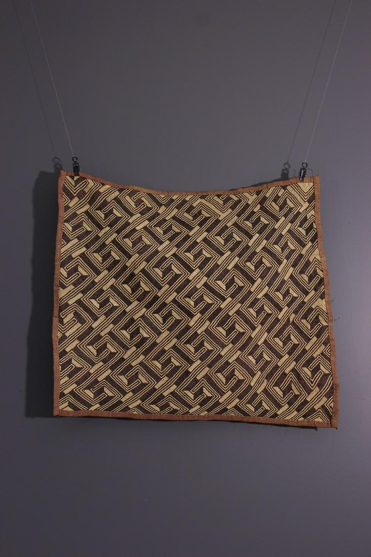 Shoowa Kuba woven panel from Kasai - DRC Congo - (1 of 5)