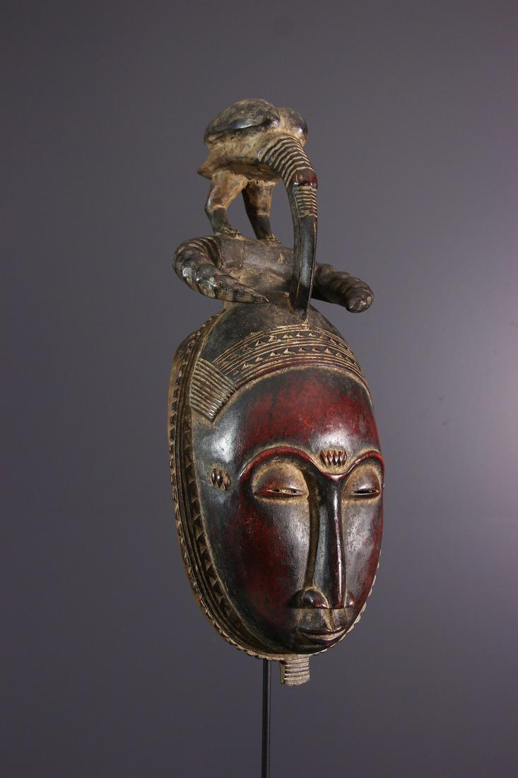 Baule Ndoma mask - Ivory Coast - African Art Tribal Art (1 of 12)