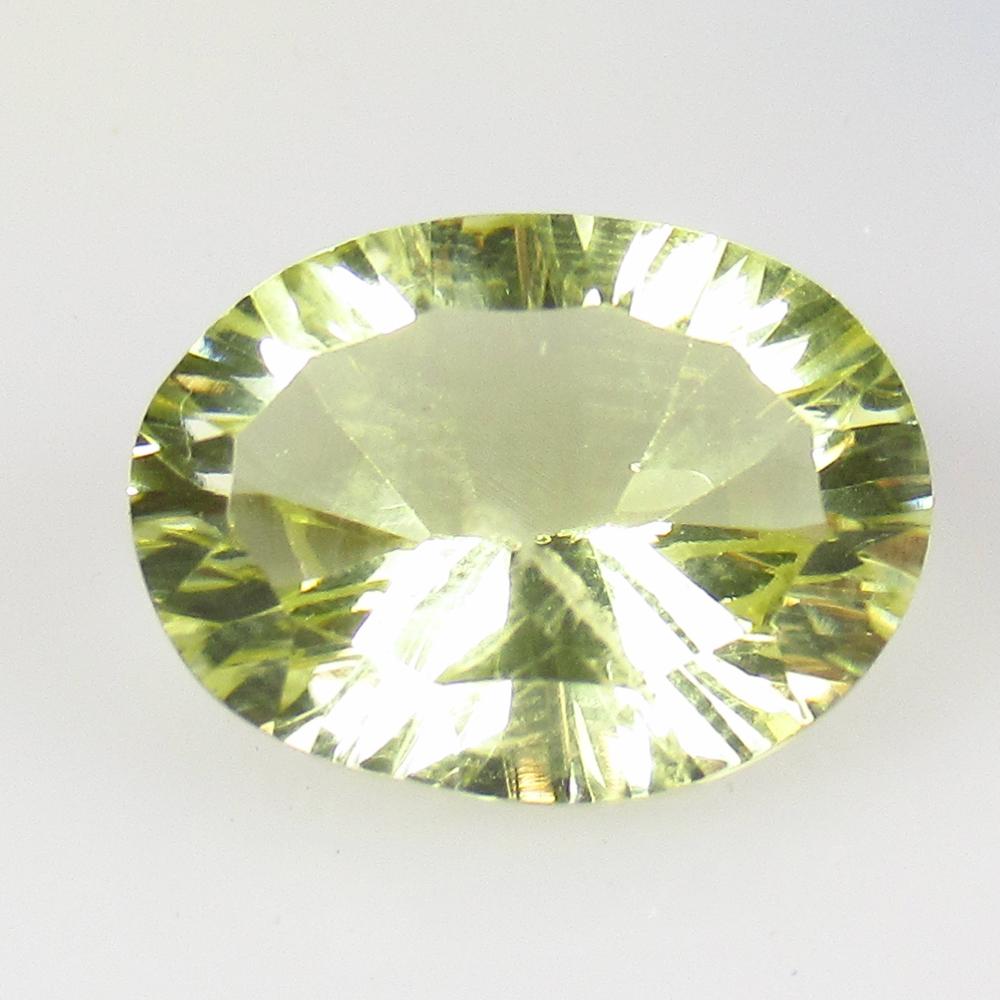 7.77 Ct Natural Lemon Quartz Concave Cut: No Reserve! Title: 7.77 Ct Natural Lemon Quartz Concave Cut Stone Clarity: VVS Gemstone: Natural Lemon Quartz Carat Weight: 7.77 Size/Dimensions: 15.30 x 11.40 x 7.90 mm Additional Information: Good L