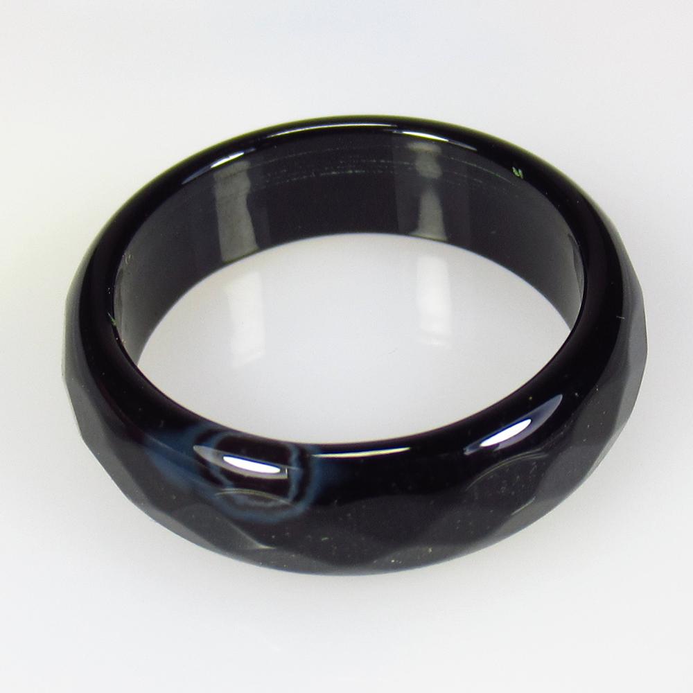 9.56 Ct Natural Onyx Round Ring (1 of 2)