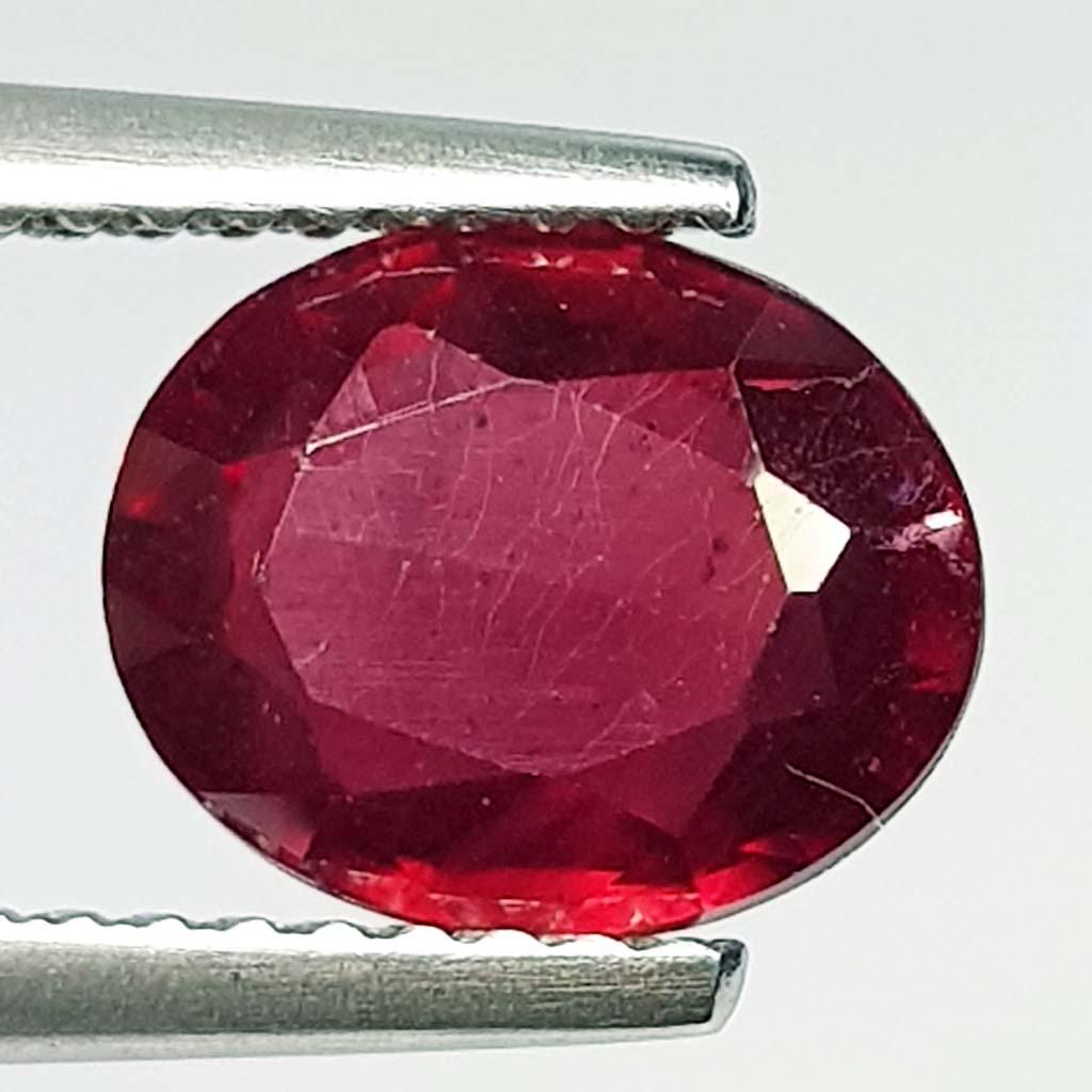 Natural Ruby Oval Cut 2.73 ct (1 of 5)