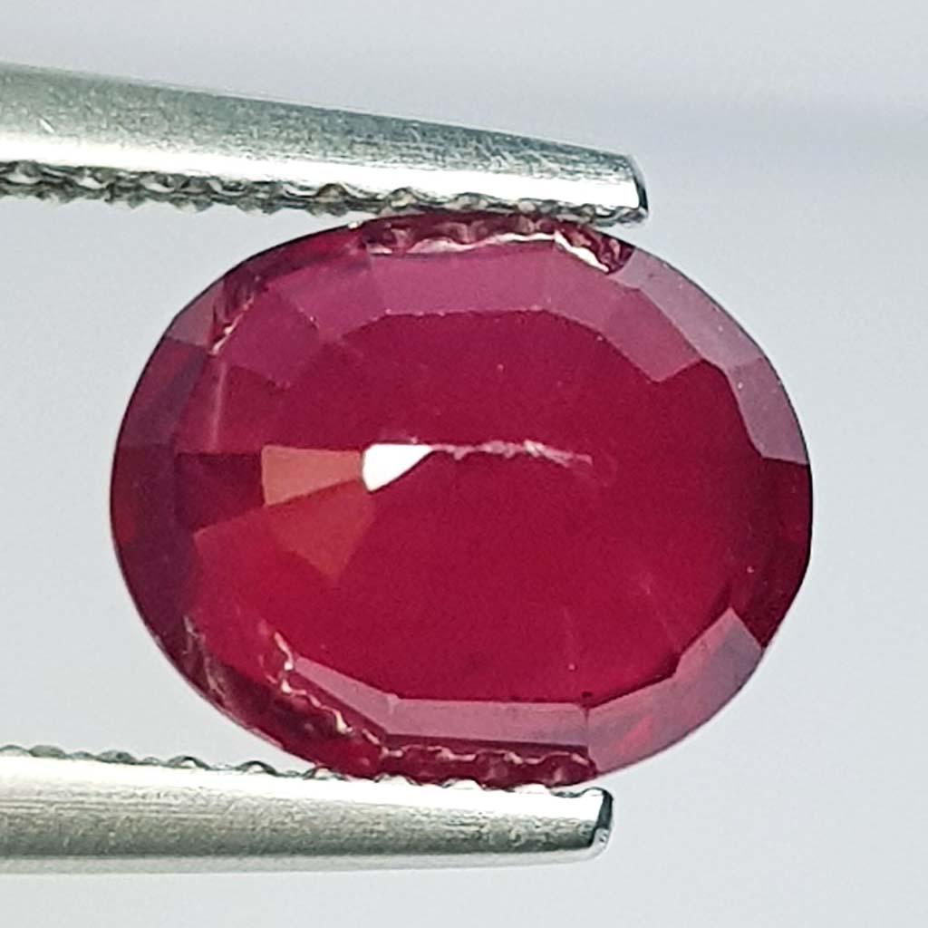 Natural Ruby Oval Cut 2.98 ct (1 of 5)