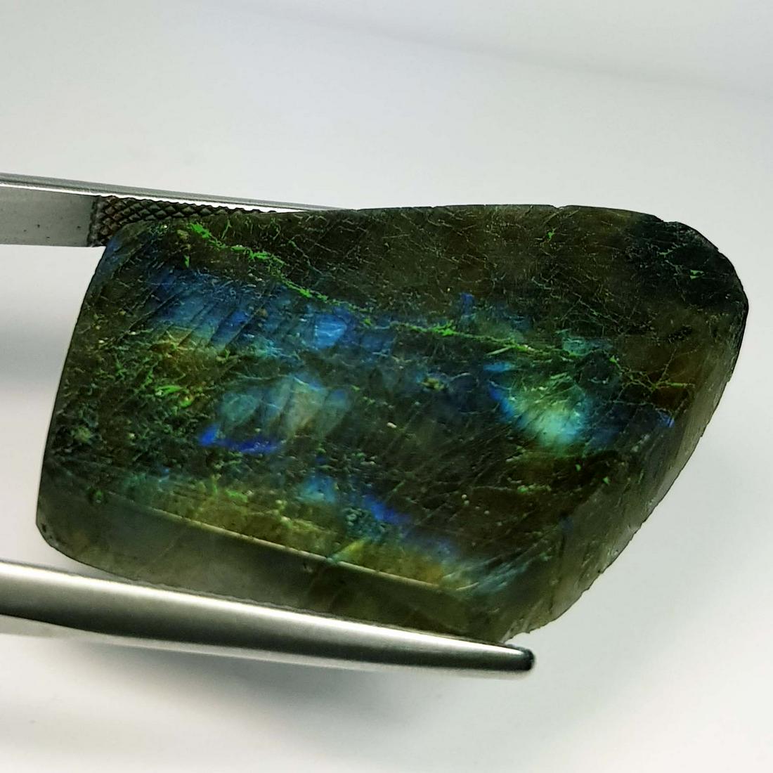 45.41 Ct Natural Labradorite Slice (1 of 5)
