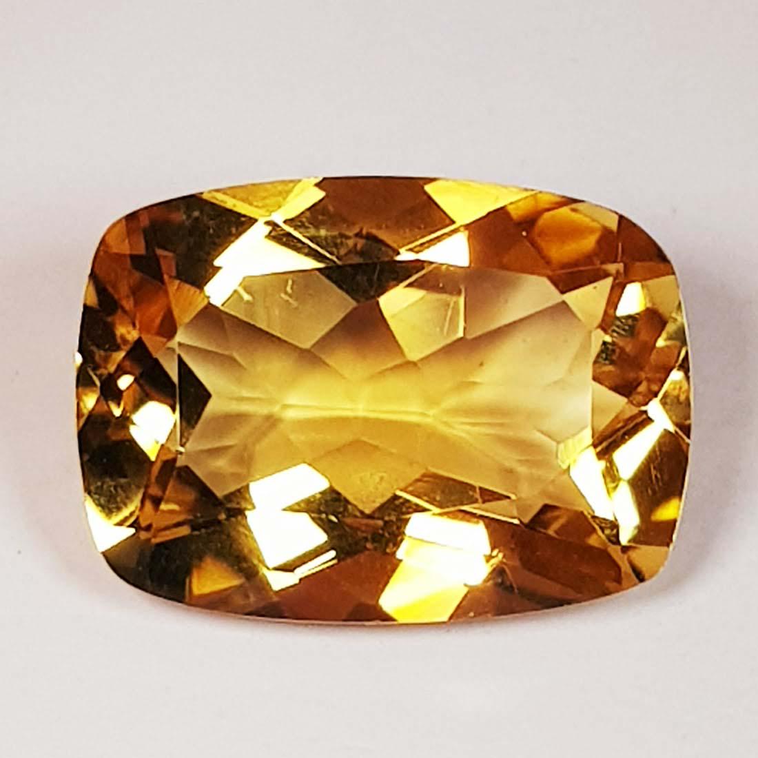 Natural Citrine Cushion Cut 5.86 ct (1 of 5)