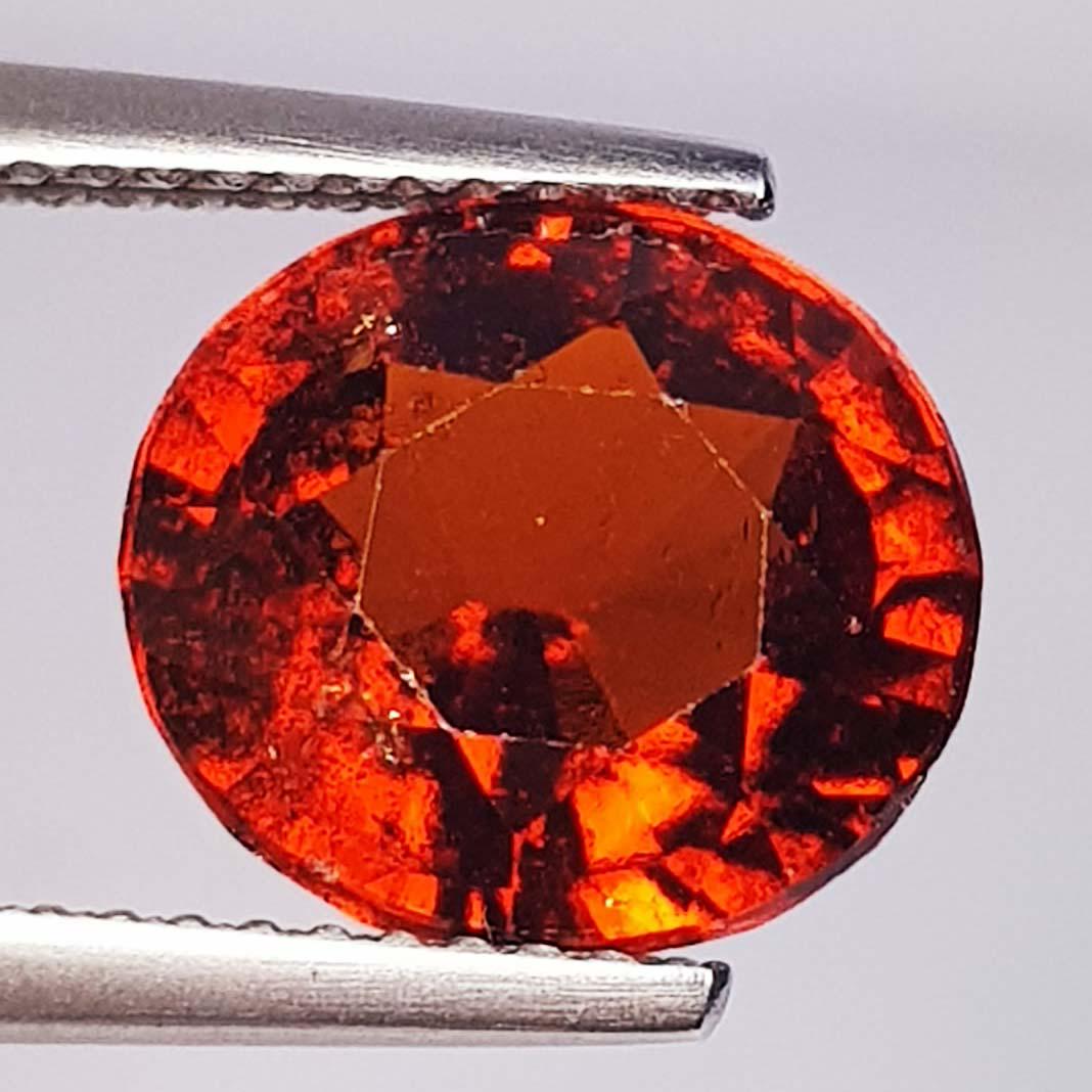 4.88 ct Natural Hessonite Garnet Oval Cut (1 of 5)