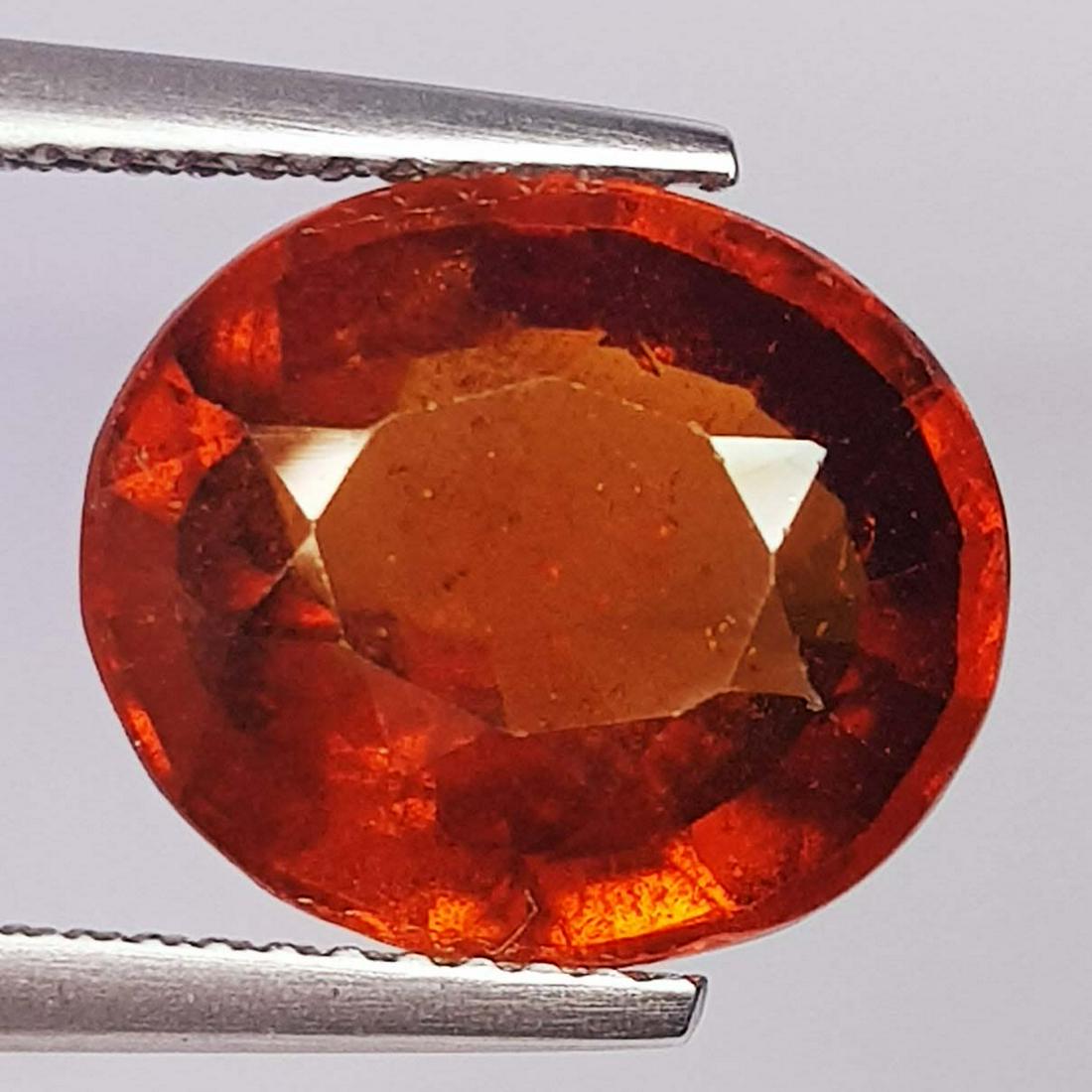 6.29 ct Natural Hessonite Garnet Oval Cut (1 of 5)