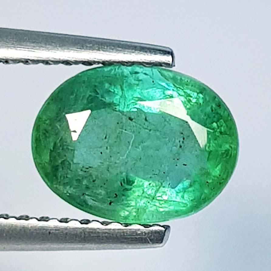 1.79 Ct Natural Emerald Oval Cut (1 of 5)