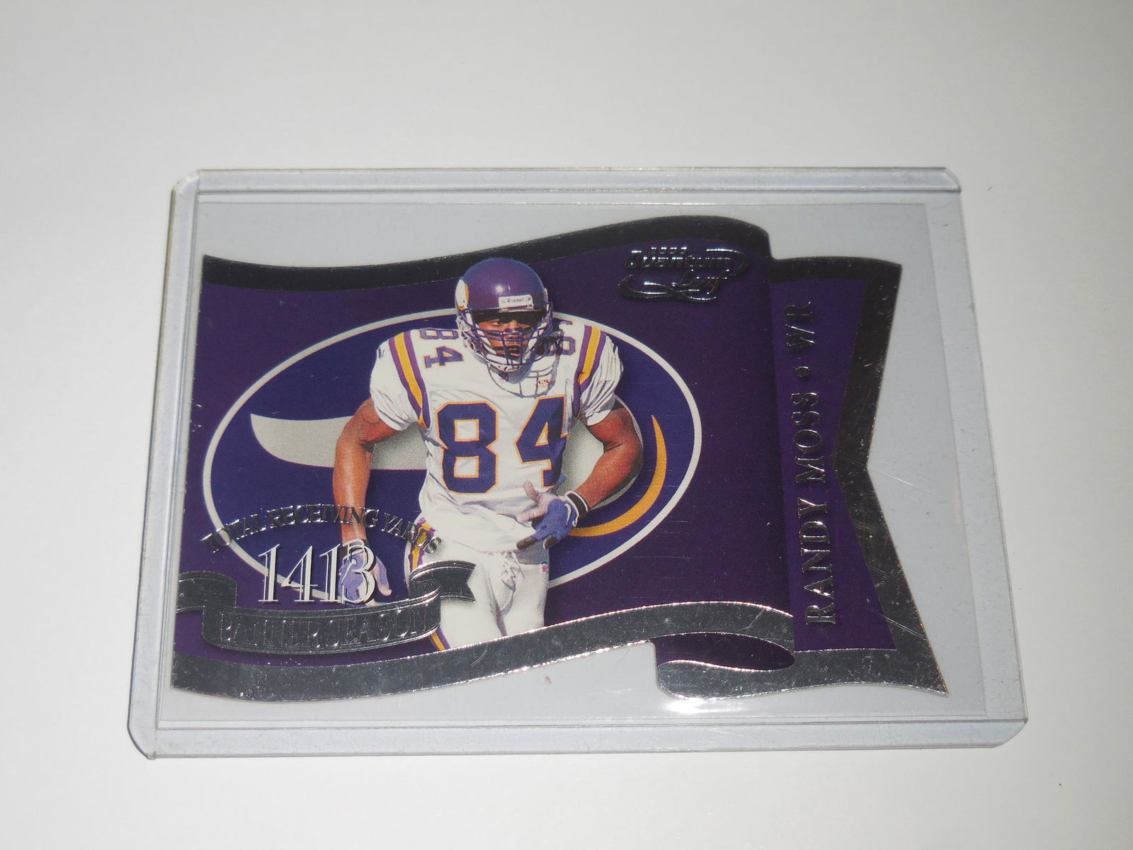 2000 QUANTUM LEAF RANDY MOSS DIE CUT #'D 1307/1413 (1 of 2)