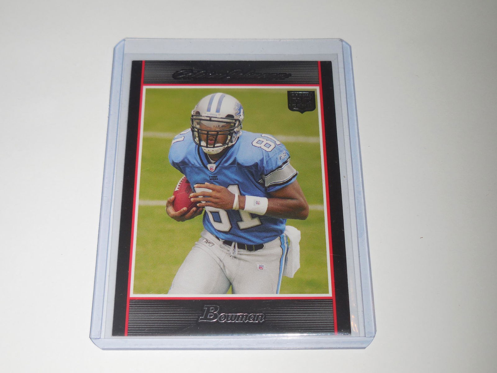 2007 BOWMAN CALVIN JOHNSON ROOKIE CARD LIONS (1 of 2)
