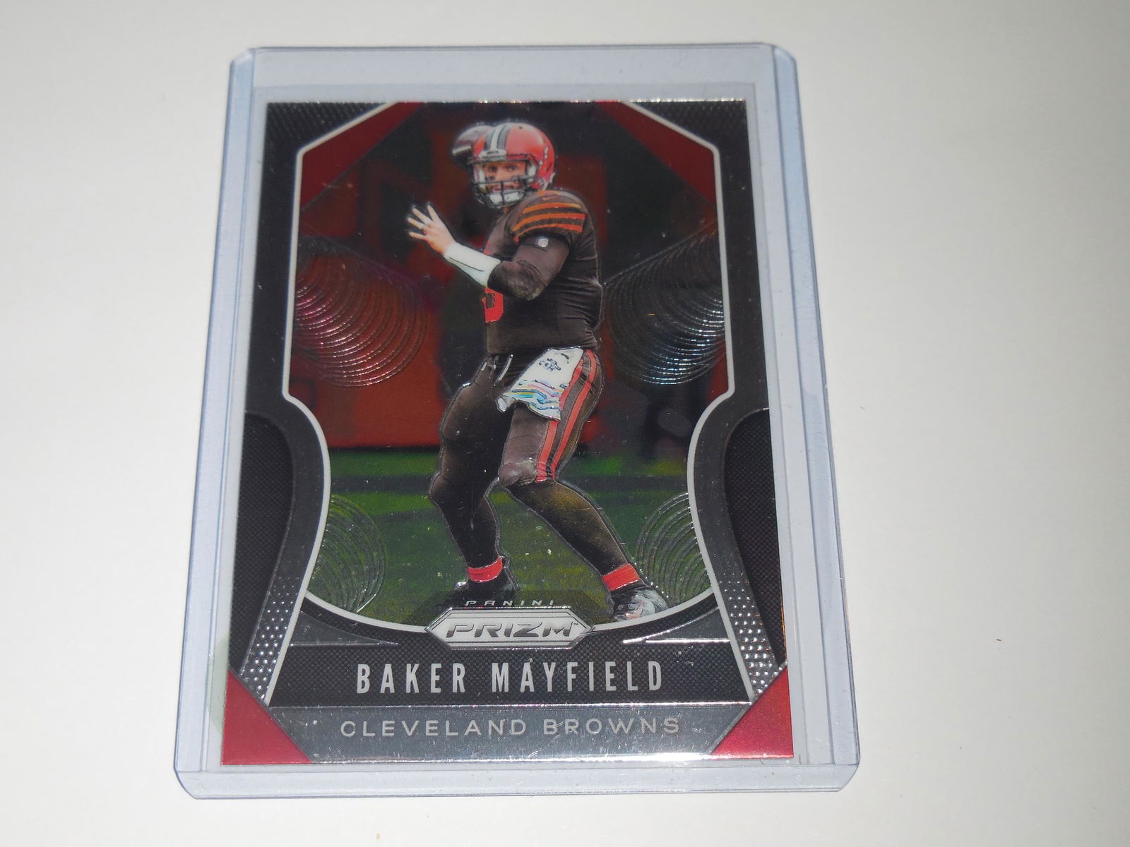 2019 PANINI PRIZM BAKER MAYFIELD CHROME 2ND YEAR CARD (1 of 2)