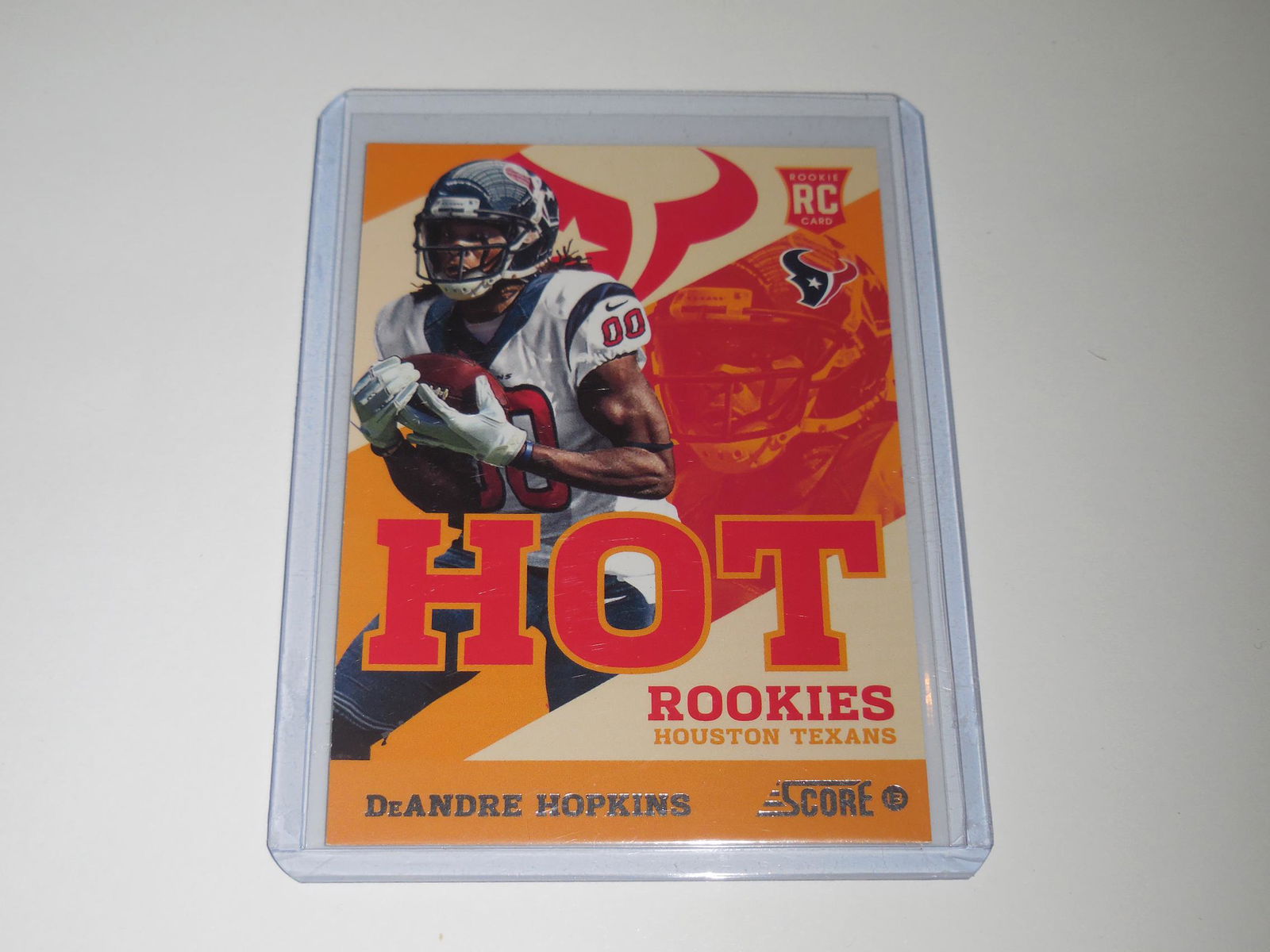 2013 SCORE DEANDRE HOPKINS HOT ROOKIE CARD (1 of 2)