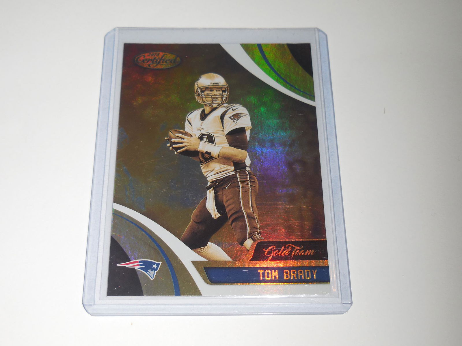 2018 PANINI CERTIFIED TOM BRADY GOLD TEAM HOLOFOIL (1 of 2)