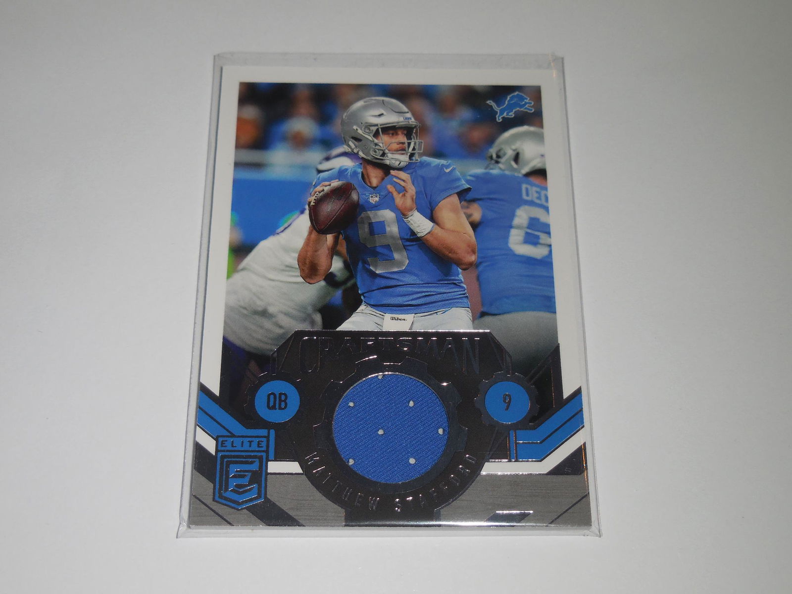 2018 DONRUSS ELITE MATT STAFFORD JERSEY CARD DETROIT (1 of 2)