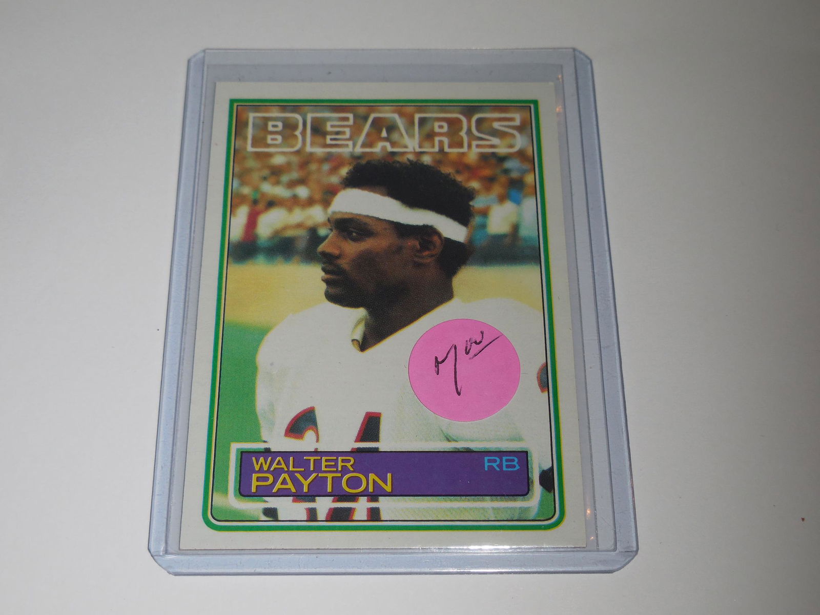 1983 TOPPS #36 WALTER PAYTON CHICAGO BEARS (1 of 2)