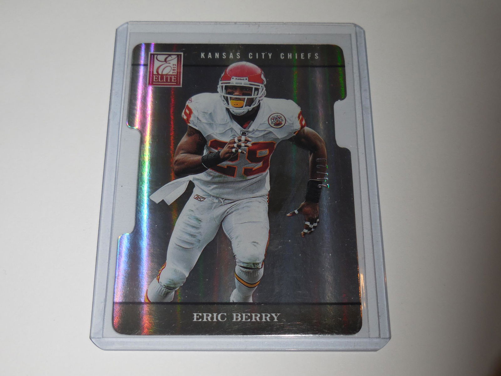 2012 ELITE ERIC BERRY STATUS DIE CUT #'D 24/29 (1 of 2)