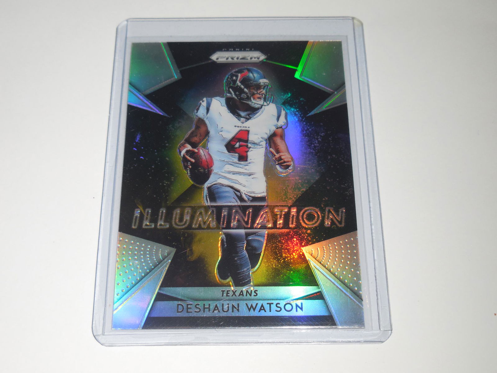 2018 PRIZM DESHAUN WATSON ILLUMINATION SILVER PRIZM (1 of 2)
