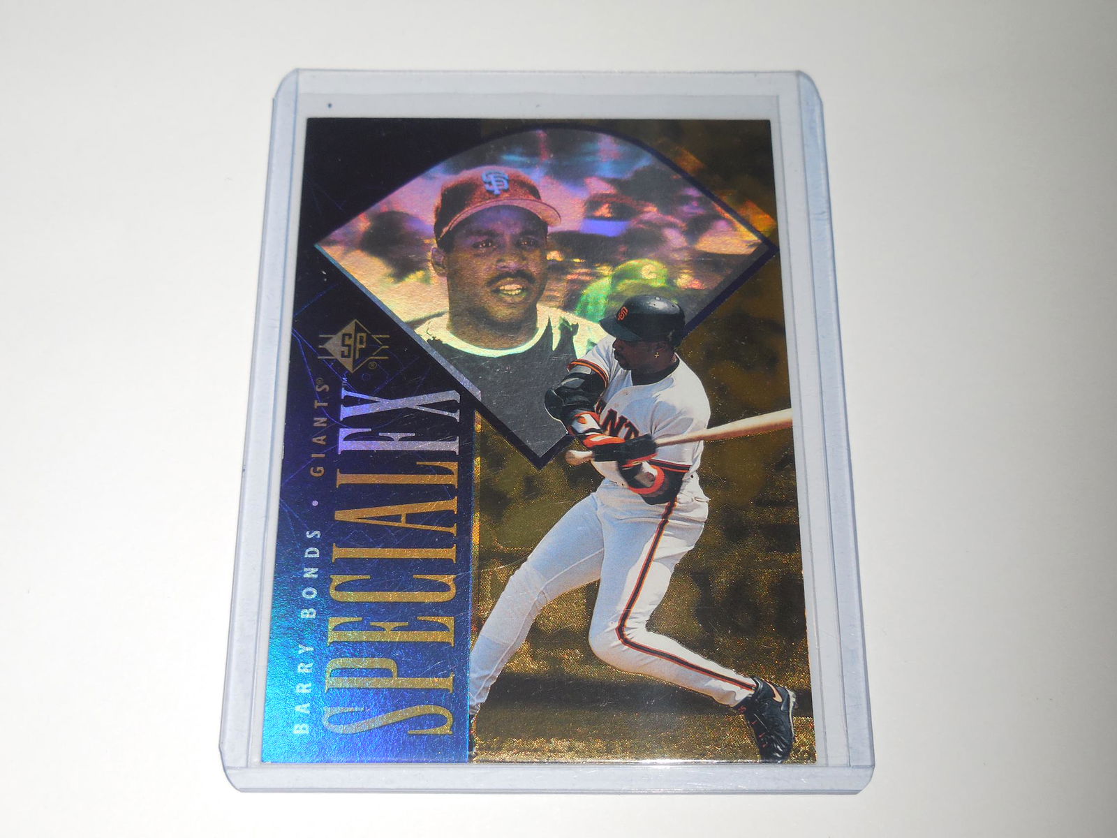 1996 UPPER DECK SP BARRY BONDS SPECIAL F/X HOLOFOIL (1 of 2)