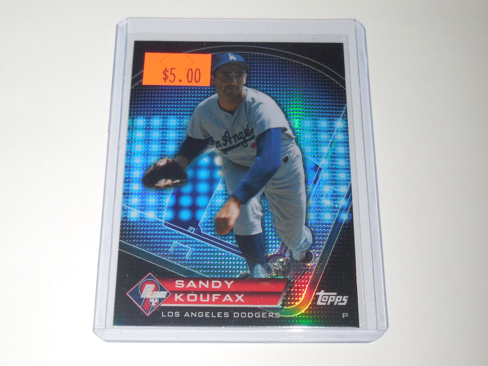 2011 TOPPS PRIME CHROME SANDY KOUFAX REFRACTOR (1 of 2)