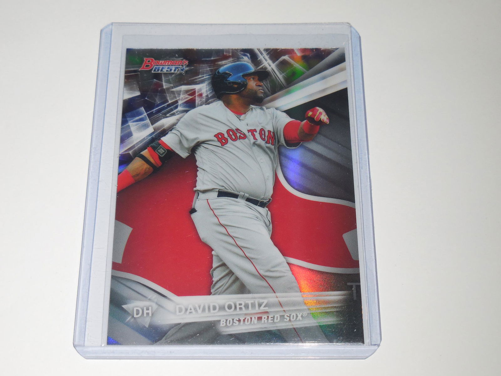 2016 BOWMANS BEST DAVID ORTIZ REFRACTOR (1 of 2)