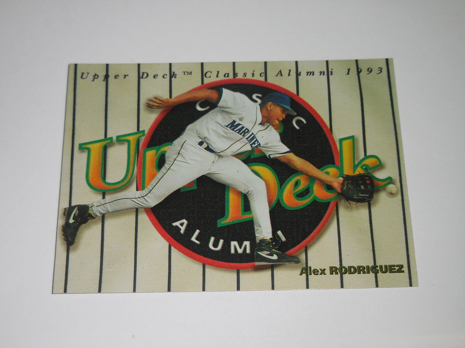 1994 UPPER DECK ALEX RODRIGUEZ HOLOFOIL ROOKIE CARD (1 of 2)