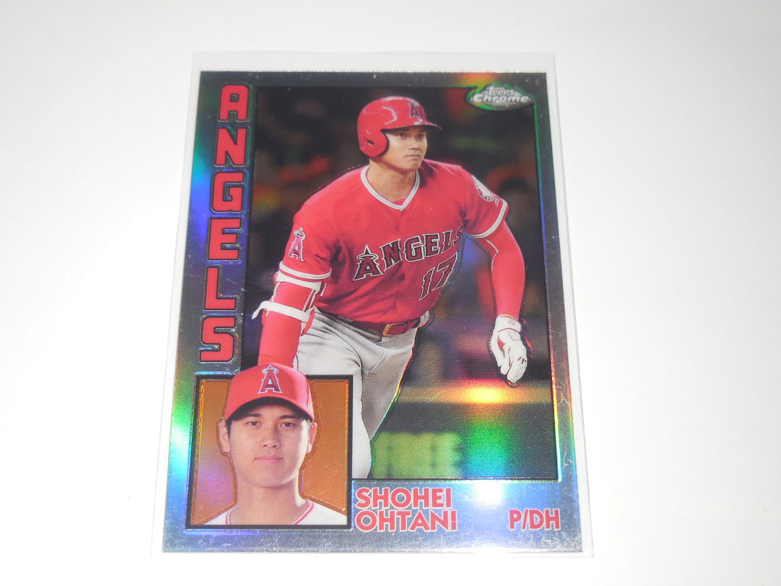 2019 TOPPS CHROME SHOHEI OHTANI 1984 REFRACTOR (1 of 2)