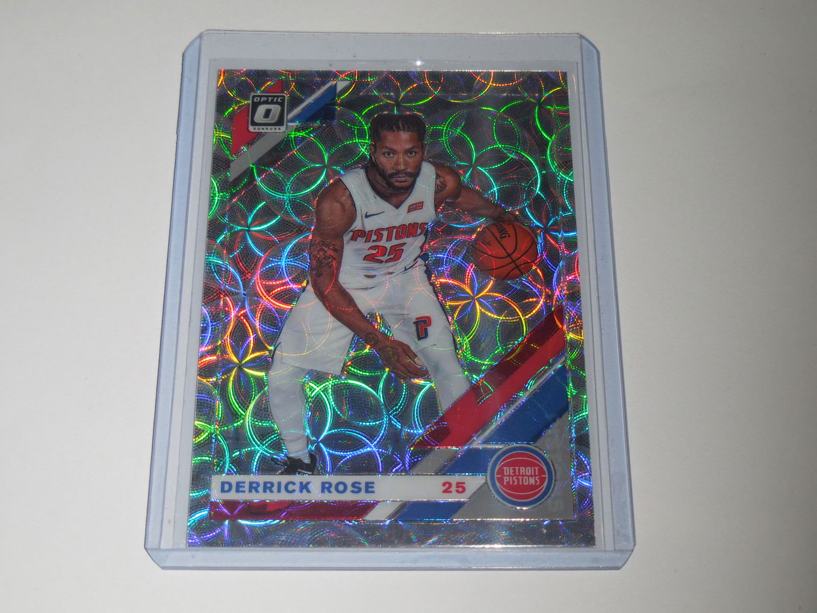 19-20 DONRUSS OPTIC DERRICK ROSE SCOPE PRIZM #'D /249 (1 of 2)