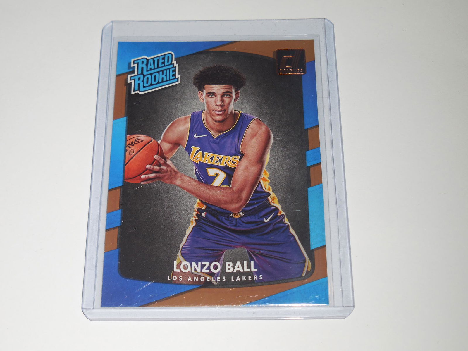 2017-18 DONRUSS LONZO BALL RATED ROOKIE CARD LAKERS (1 of 2)