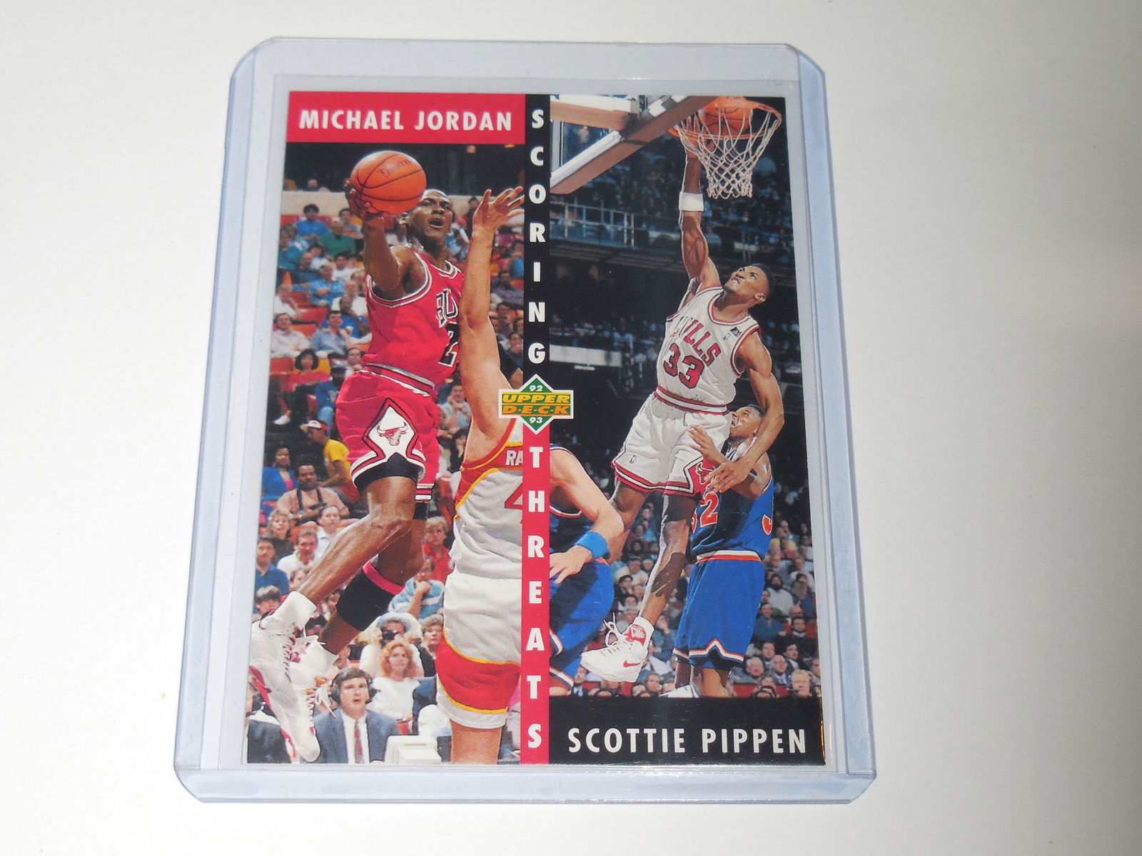 92-93 UPPER DECK MICHAEL JORDAN SCOTTIE PIPPEN SCORING (1 of 2)