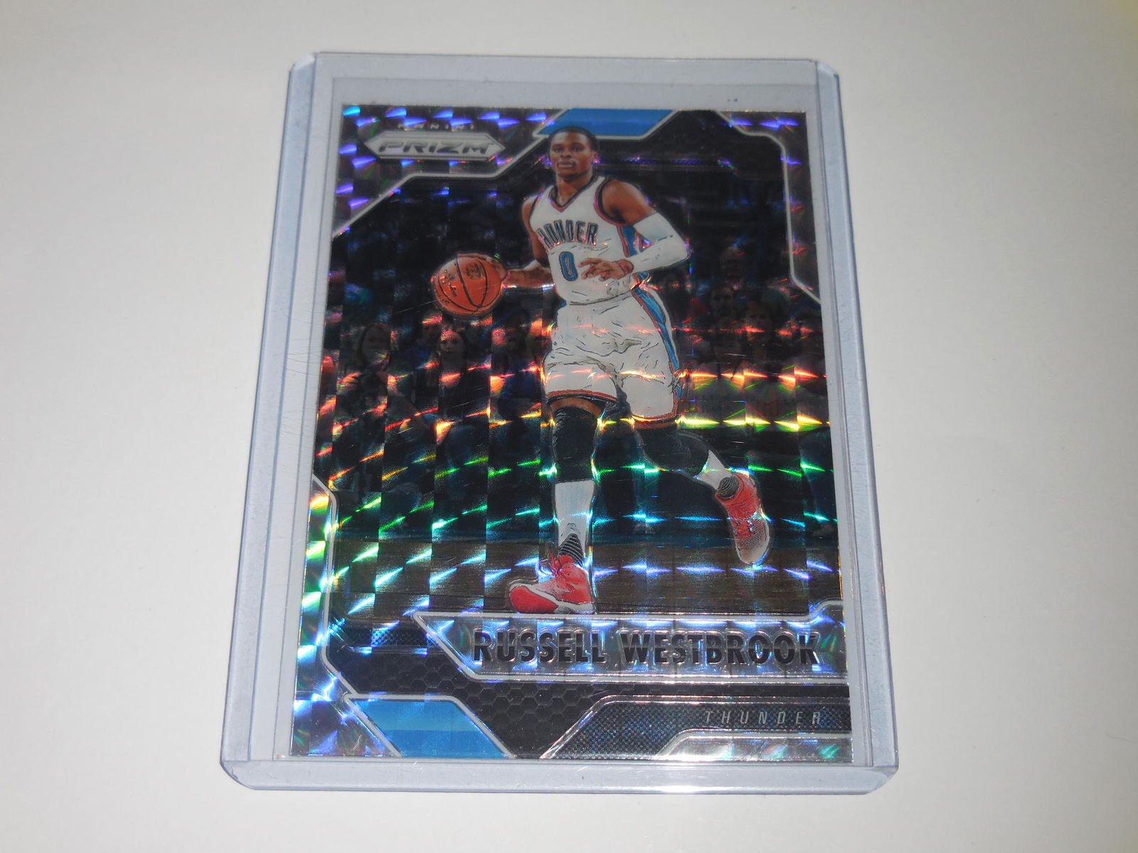 2016-17 PRIZM RUSSELL WESTBROOK RARE MOSAIC PRIZM (1 of 2)