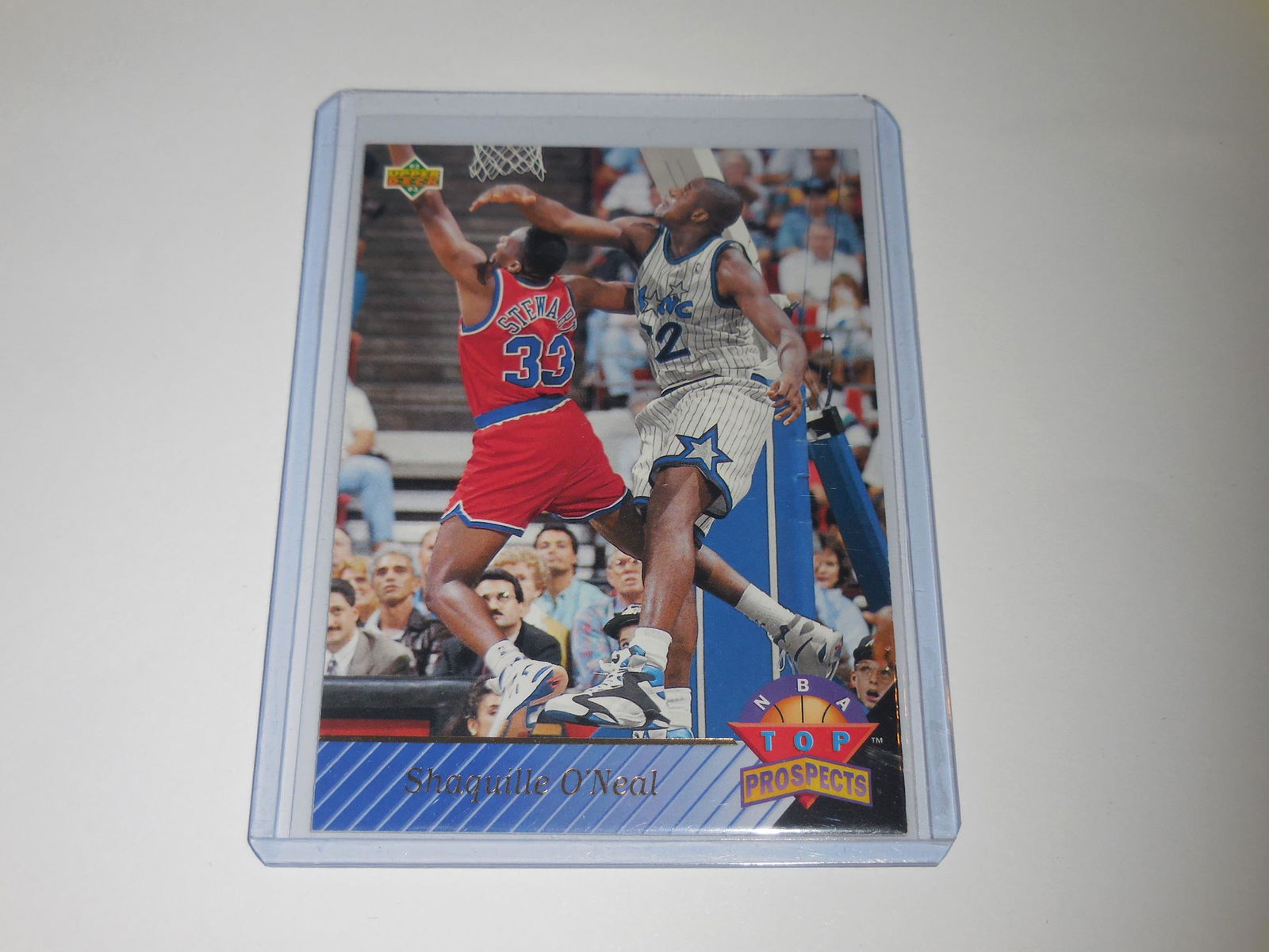 1992-93 UPPER DECK SHAQUILLE O'NEAL TOP PROSPECT ROOKIE (1 of 2)