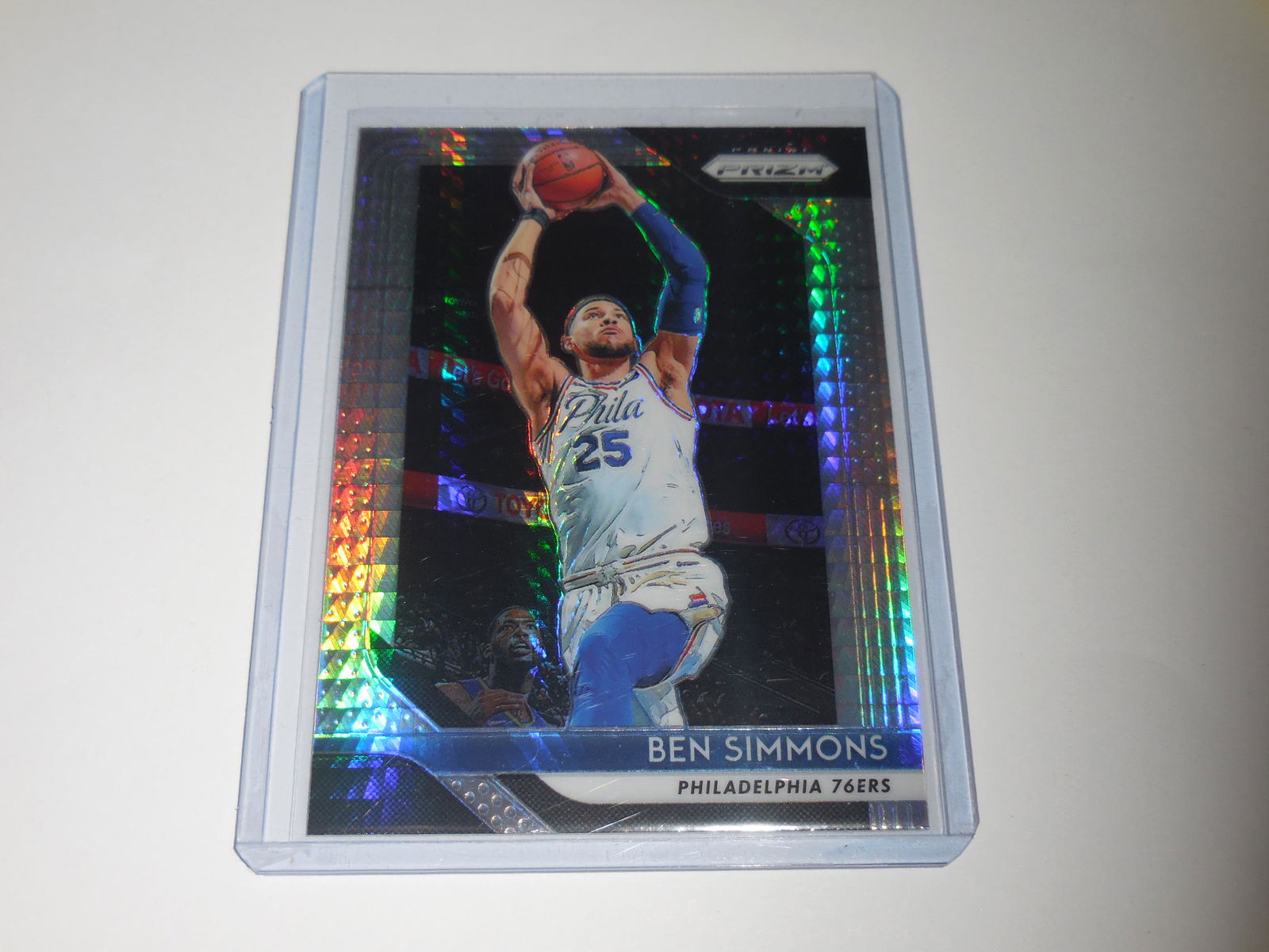 18-19 PANINI PRIZM BEN SIMMONS SILVER WAVE PRIZM (1 of 2)