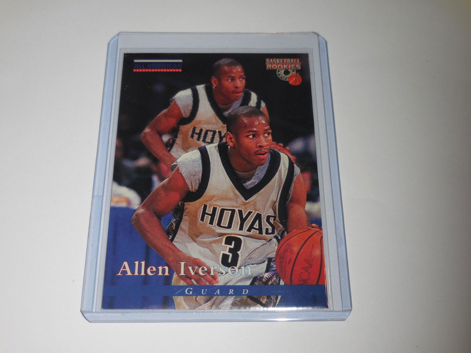 1996 SCORE BOARD ALLEN IVERSON ROOKIE CARD (1 of 2)