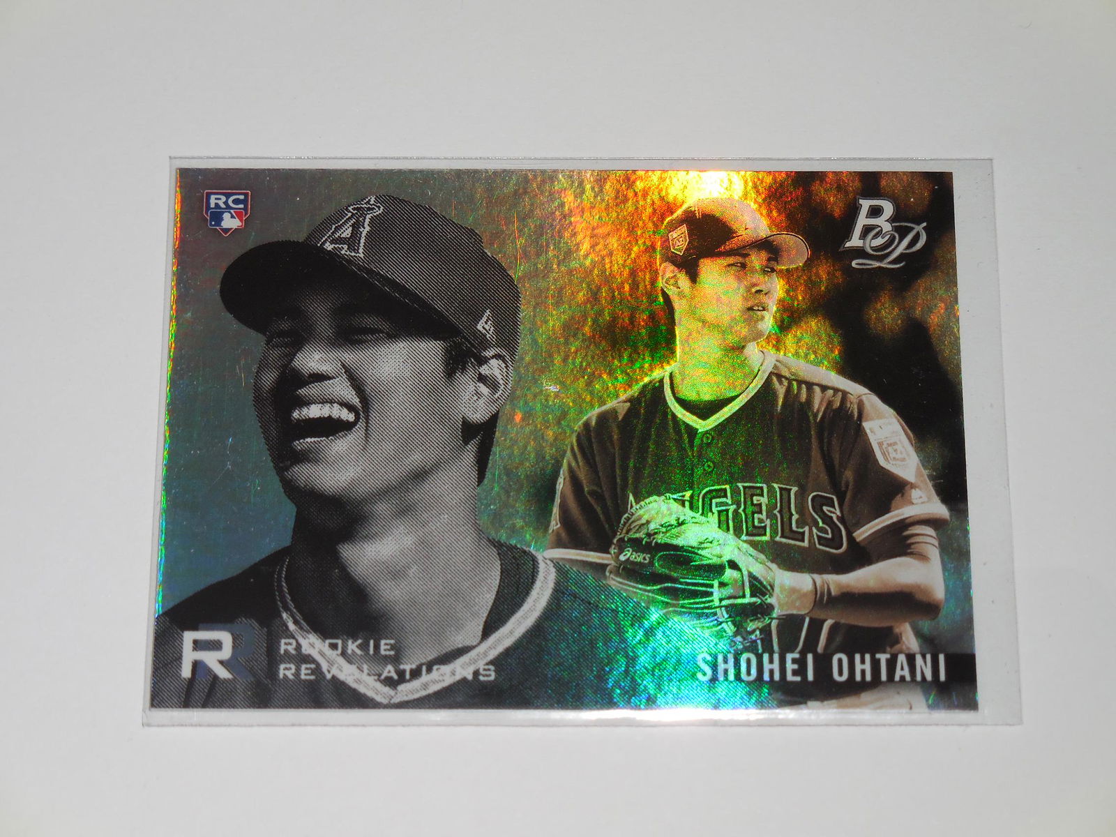 2018 BOWMAN PLATINUM SHOHEI OHTANI ROOKIE CARD RAINBOW (1 of 2)