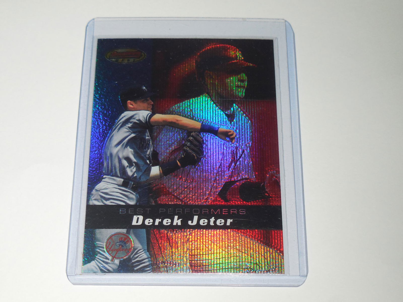 2000 BOWMANS BEST DEREK JETER BEST PERFORMERS REFRACTOR (1 of 2)
